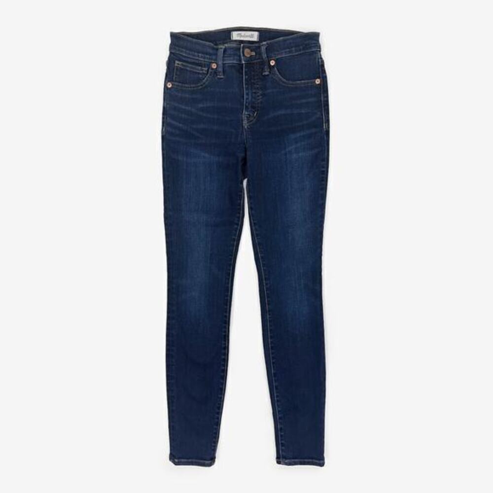 Madewell‎ 9" High-Rise Skinny Jeans Size 25 Larkspur Dark Wash Mid Rise